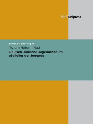 cover image of Deutsch-Jüdische Jugendliche im »Zeitalter der Jugend«